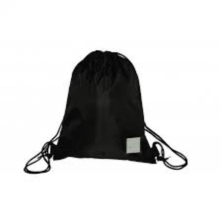Black Rucksack Style PE/ swimming Bag (large)